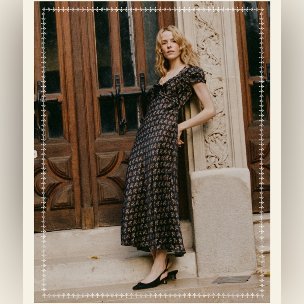 DOEN Marybell dress in Delphinium floral XS NWT - Picture 6 of 8